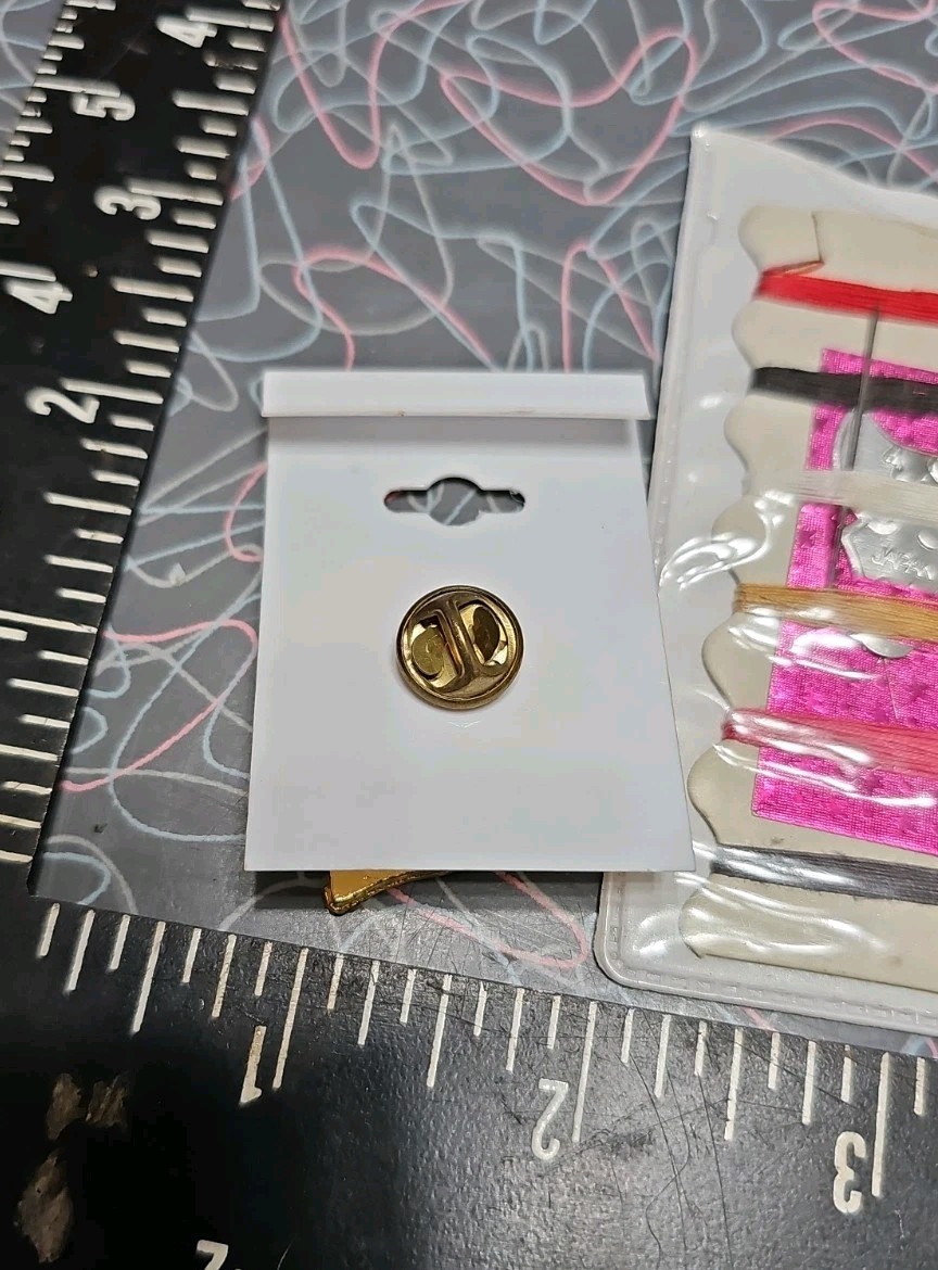 VINTAGE Estate JUNK DRAWER LOT USA Made Hat Pin, Merita Sewing Kit, Shoe Laces..