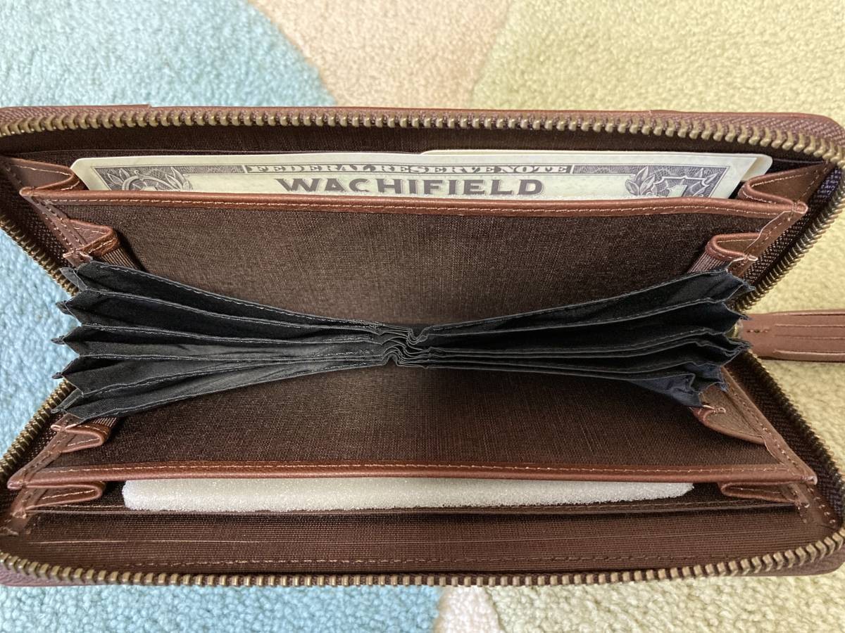 Wachifield Dayan Leather Long Wallet Card Holder Japan Unisex