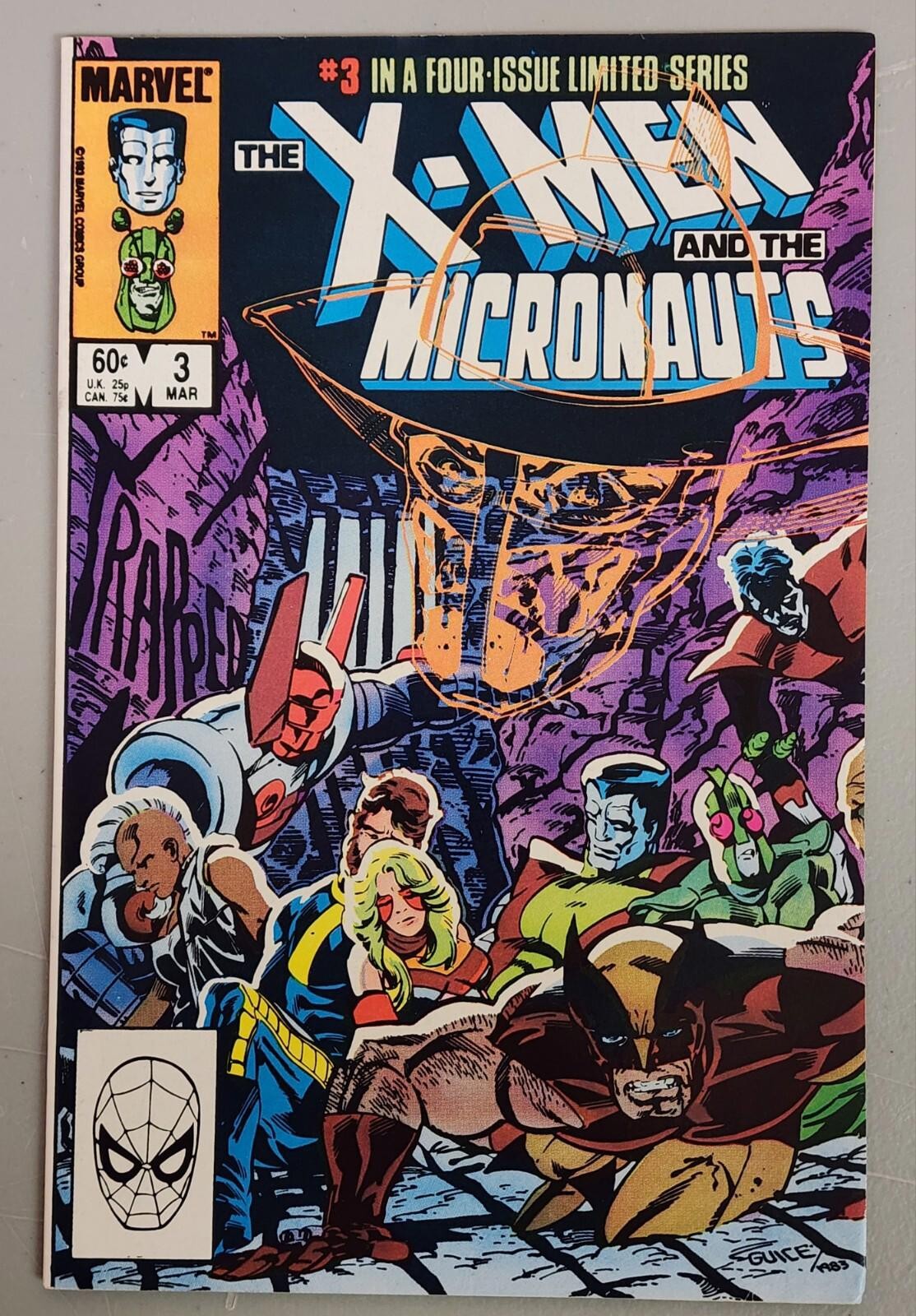 X-Men and The Micronauts #1 2 3 VF/NM or Better Marvel 1984 lot of 3