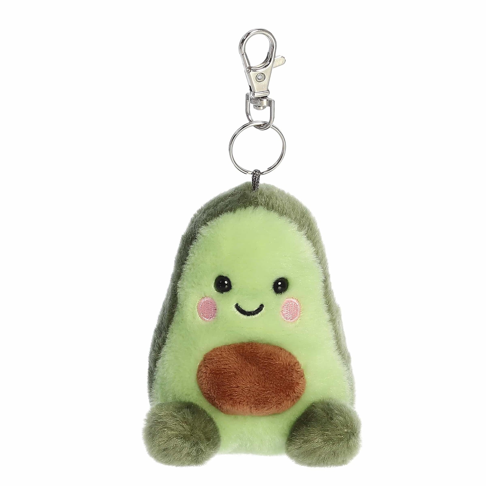 Aurora Palm Pals Airy Avocado Clip-On Plush Collectible Green 4″