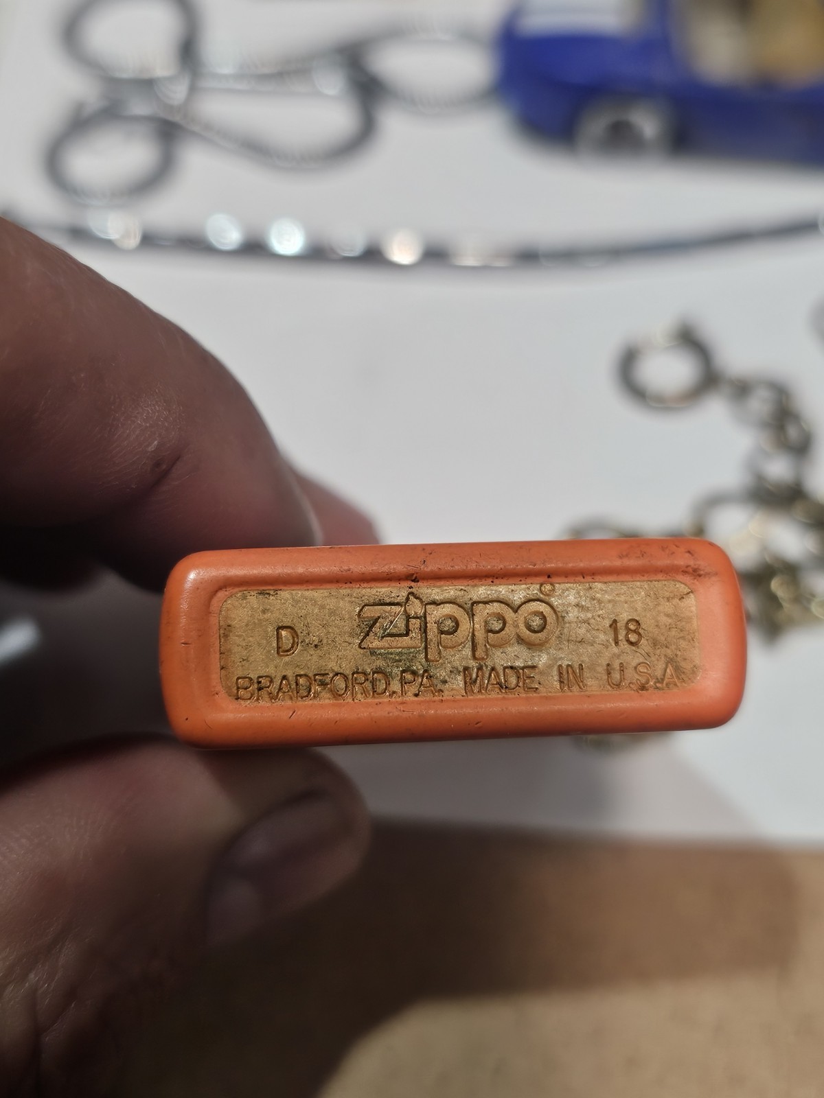 Vintage Junk Drawer Lot- Zippo Lighter,hot Wheels,watch Fobs Pre Owned L1