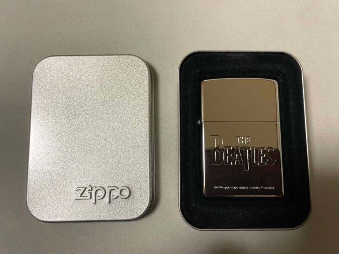 Zippo The Beatles Mirror Etched Rare Made in 1997 Unused