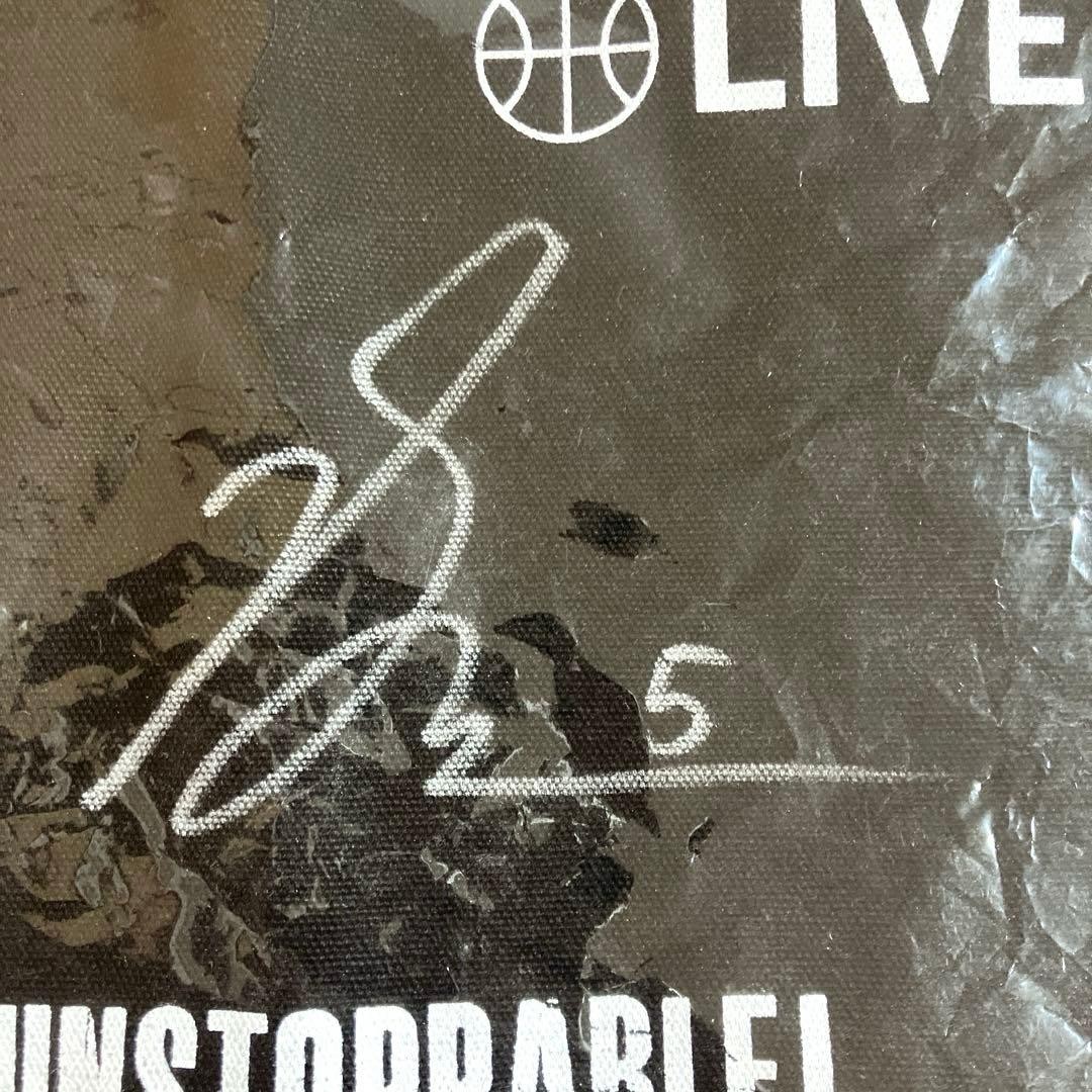 Segawa Ryuku Chiba Jets Autographed Tote Bag Basketball Signed 35cm Used