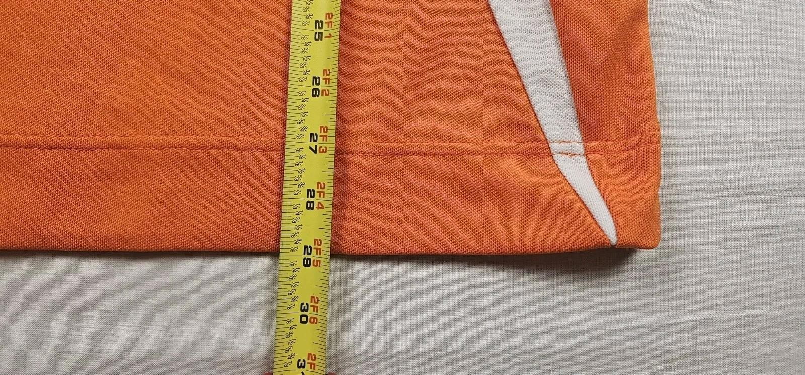 Vintage REEBOK CCM NHL ANAHEIM MIGHTY DUCKS HOCKEY ORANGE JERSEY SIZE S