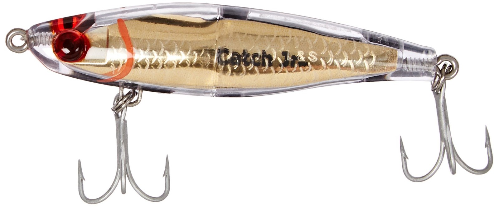 Mirrolure 22MR-G Catch 2000 Jr Susp Gold/Clear 3in 3/8oz
