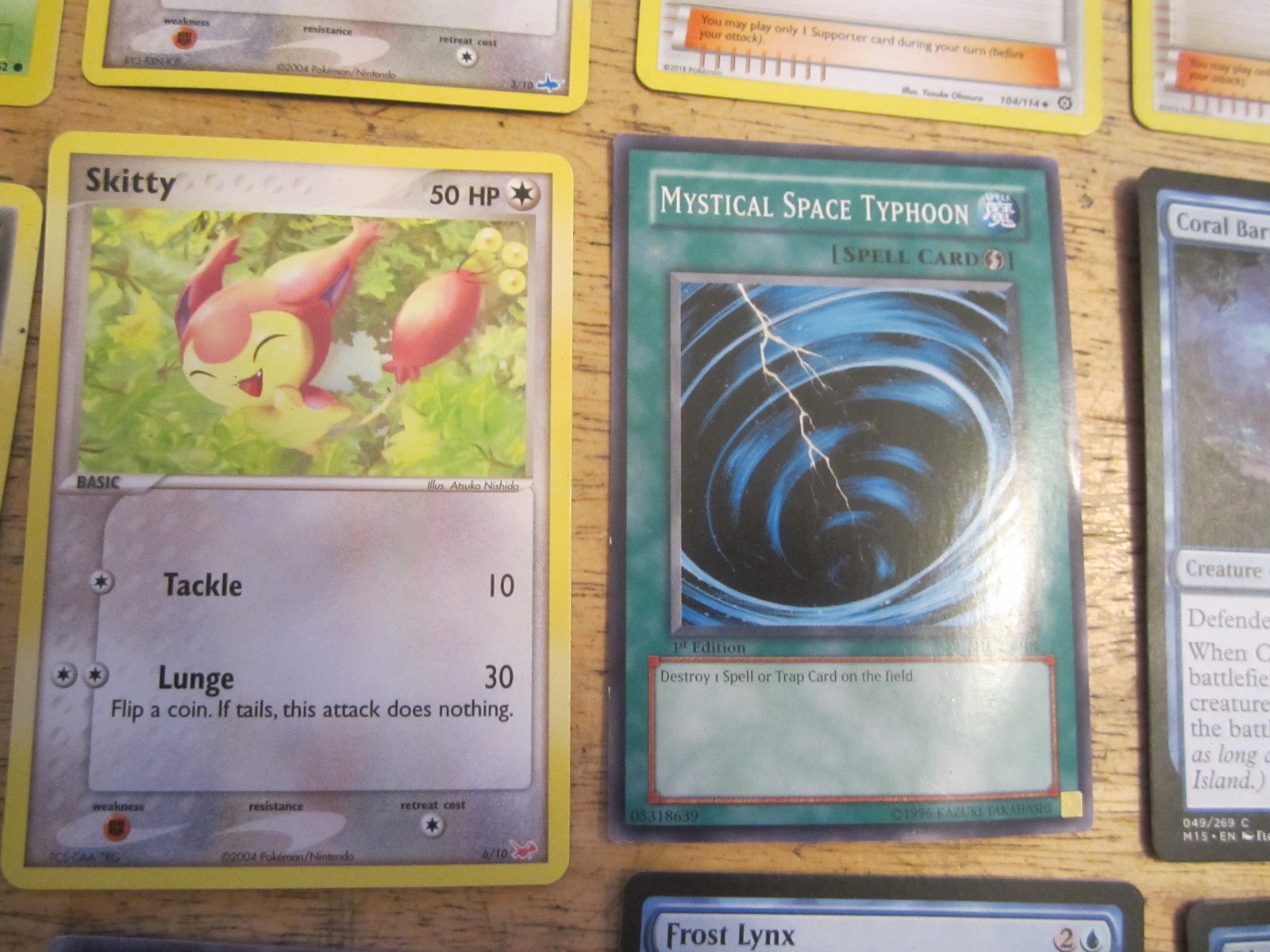 old trading cards lot Krabby 51/62 POKEMON CARD yugioh cards junk drawer lot