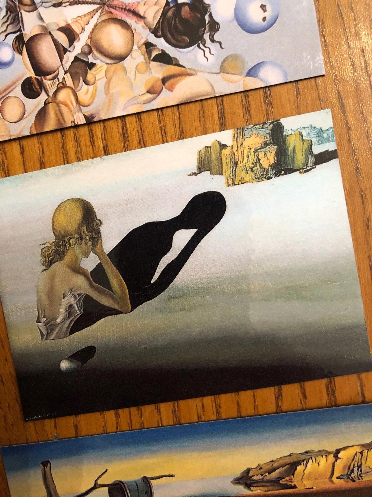 Salvador Dali fridge magnets Surreal modern art fantasy worlds Spanish master