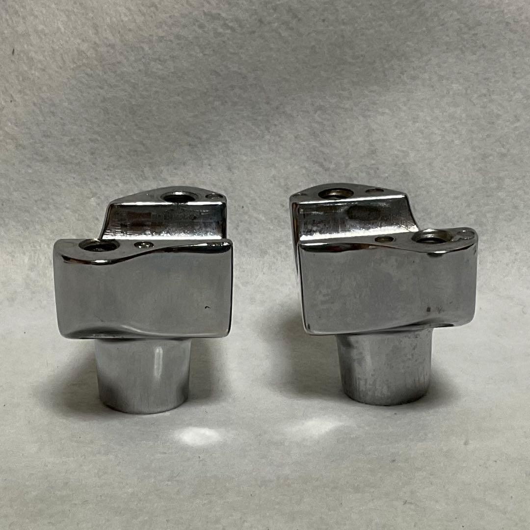 Harley genuine 2 inch riser chrome for 1 inch handle used