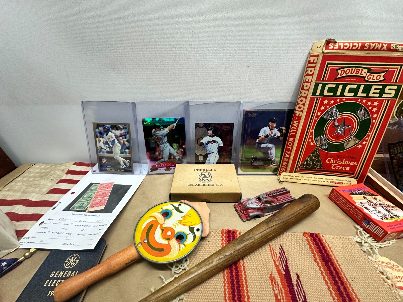 Junk Drawer Lot #5 – Random Antique Vintage Smalls – Coins Cards Jewelry Money