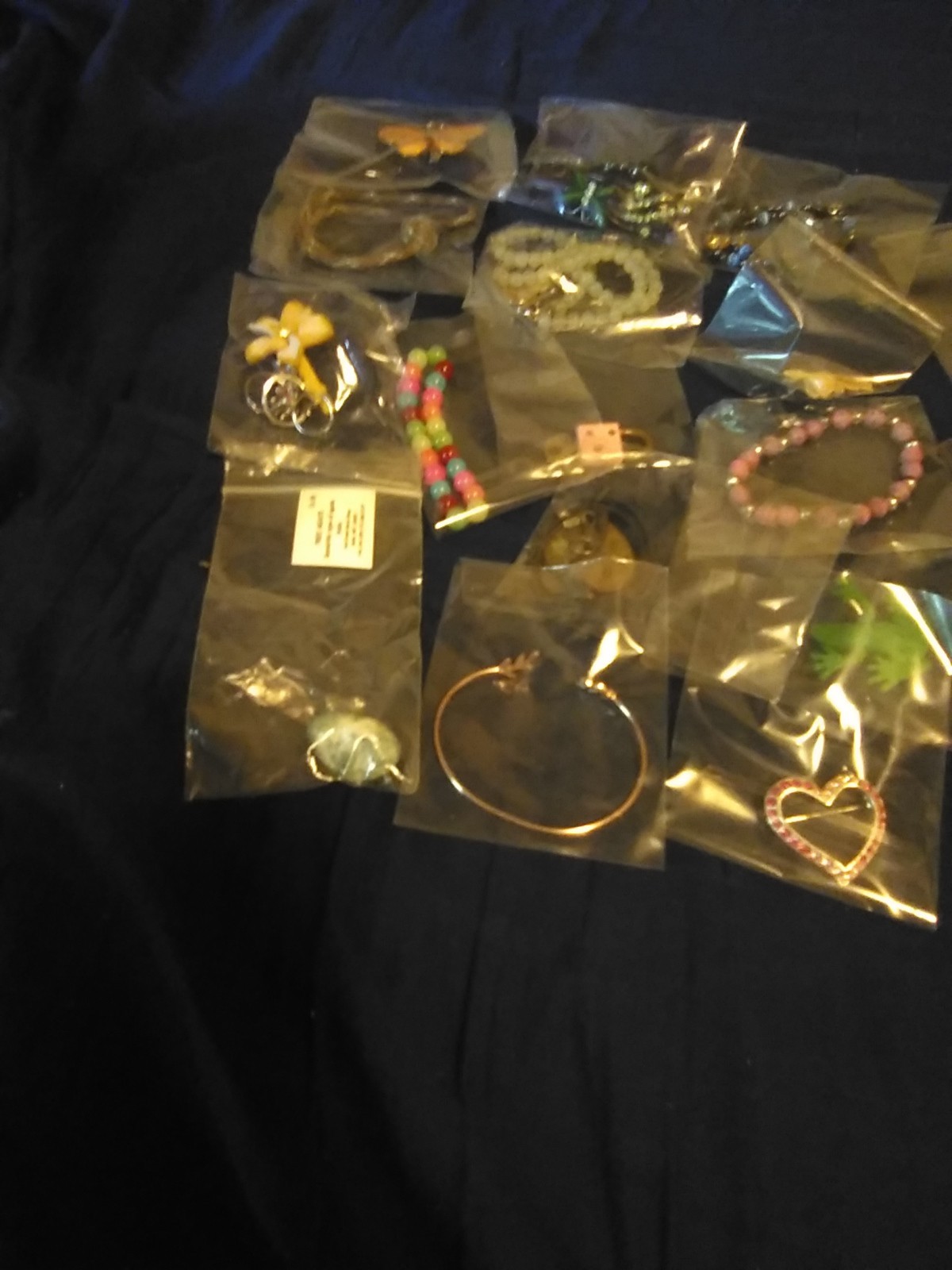 Surprise Lot Of Jewelry +Other Little Things,All In Separate Bags