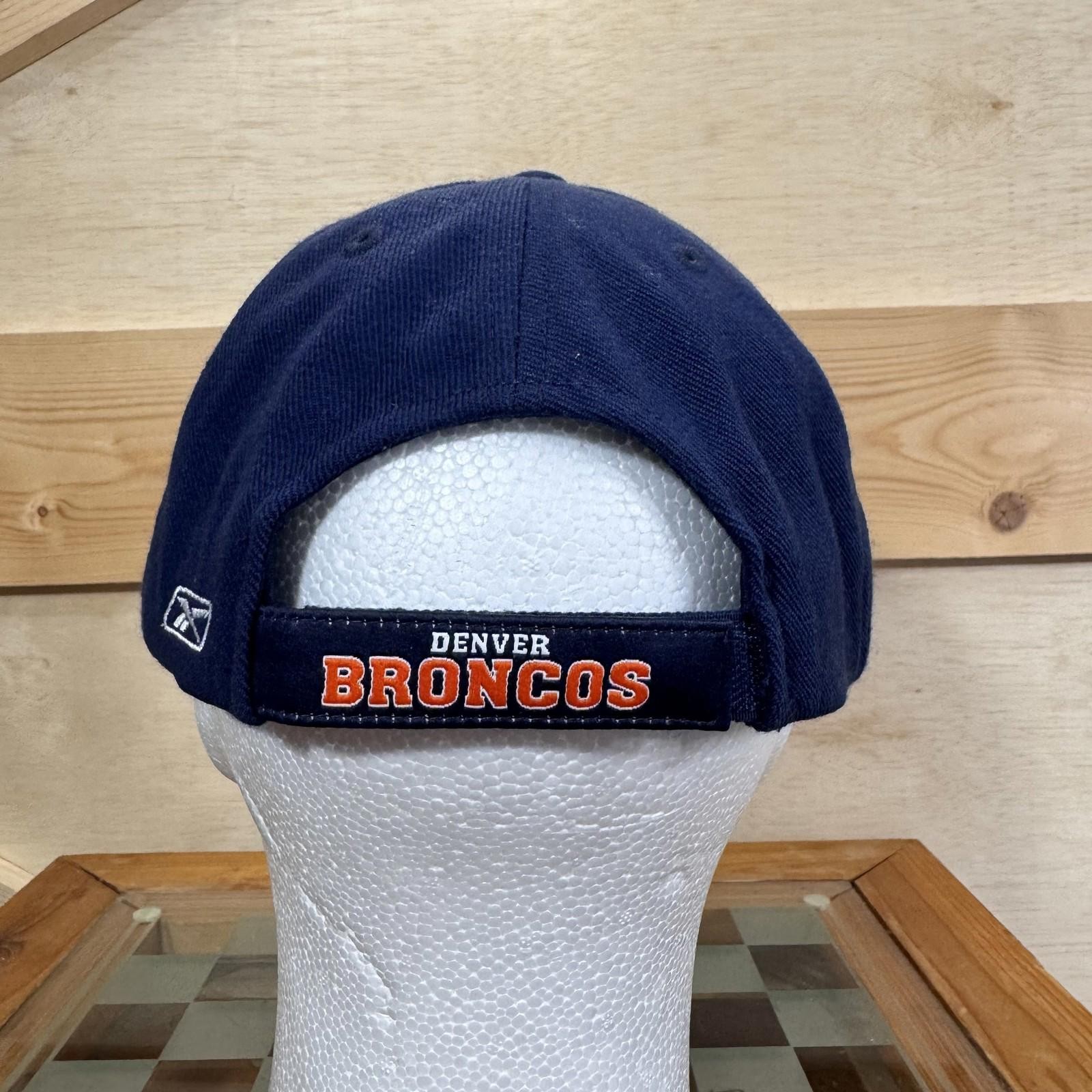 Denver Broncos Hat Cap Strap Back NFL Football Mens Reebok Team Onfield