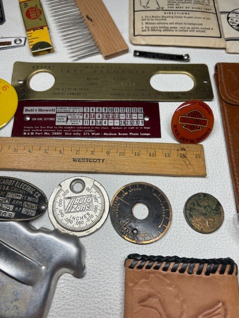 Junk Drawer Lot #2 Estate Sale Finds Bottle Wallets Tokens Vintage