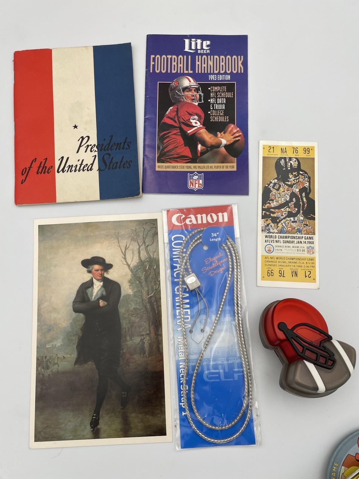 VTG 28pc Mixed Grandpa Lot: Military, USA, Car, Postcards, Photos, Football TG1