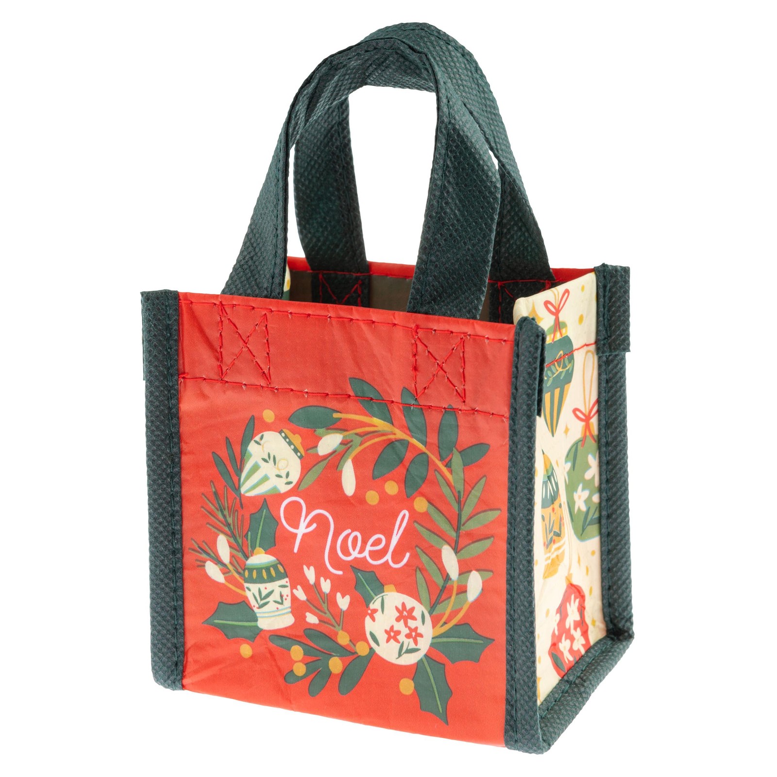 Karma Holiday Reusable Gift Tote Bag Handles Christmas Party RPET Noel Tiny