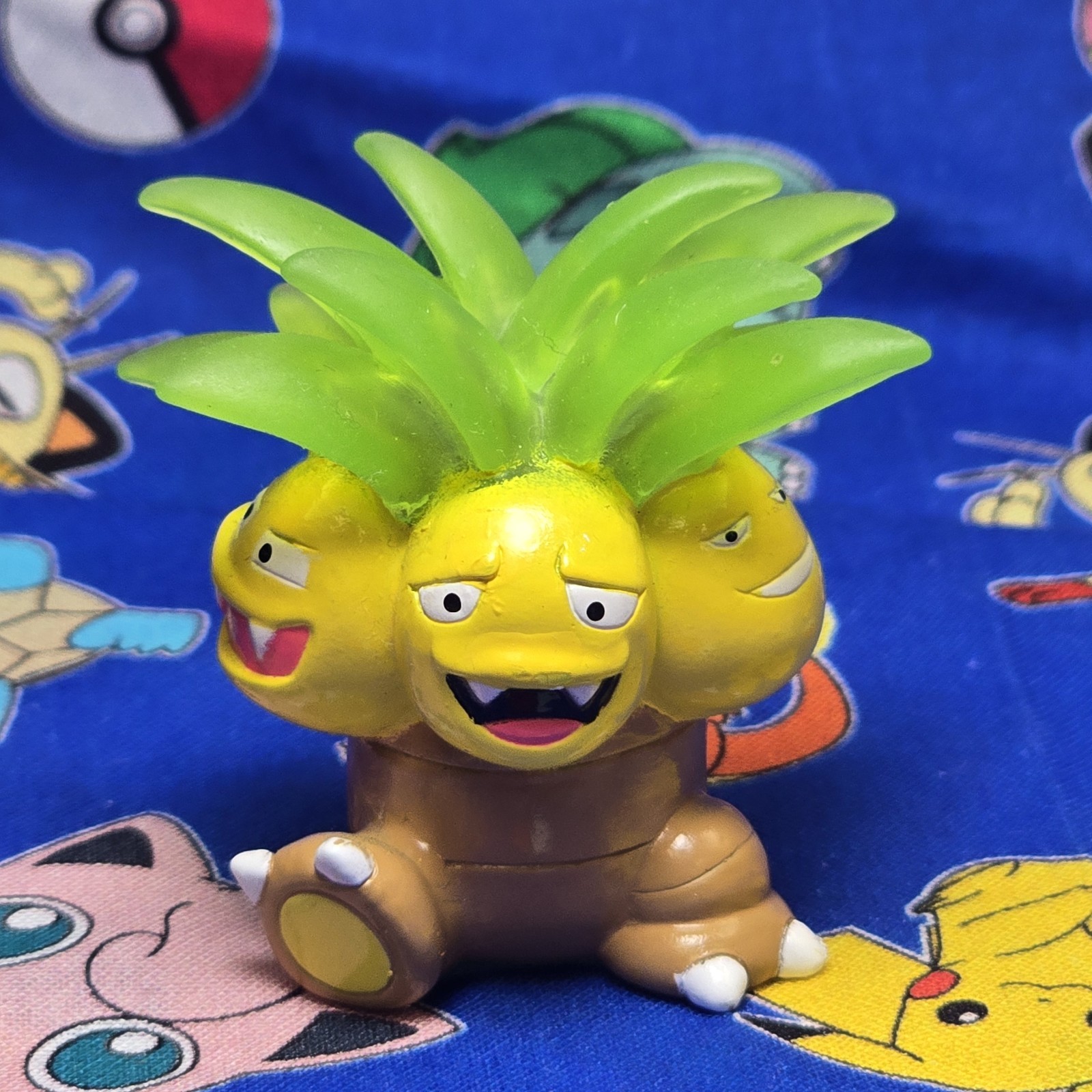 Pokemon Exeggutor Clear Figure Finger Puppet 1997 Bandai Nintendo Vintage Seller