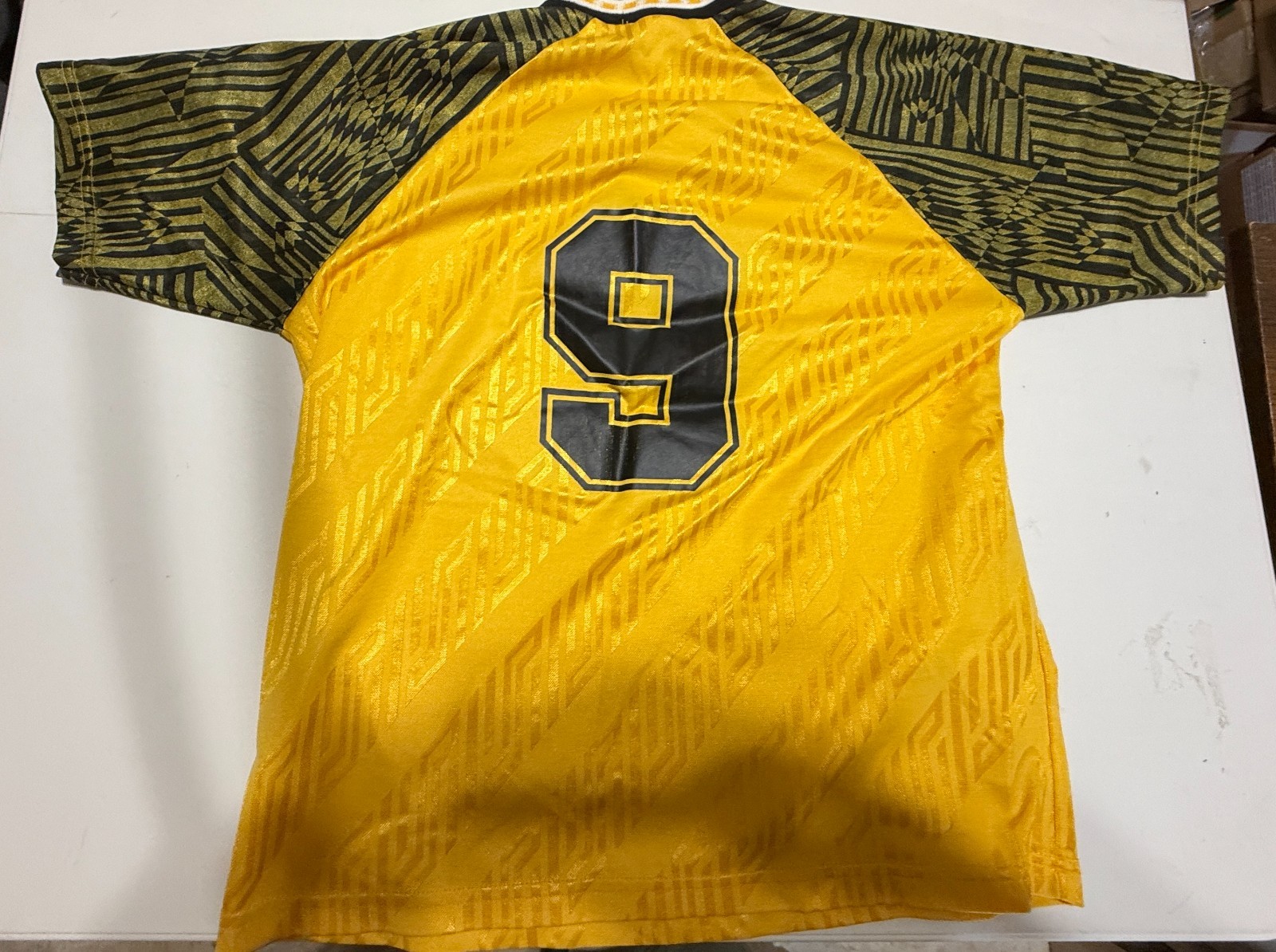 PRE-WORN Vintage Tee Shirt: AYSO Yellow and Green Youth Soccer Jersey