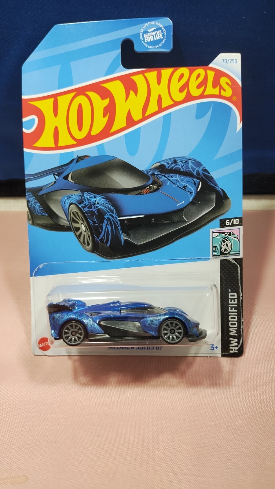 Hot Wheels McLaren Solus GT HW Modified #6/10 Blue Diecast 1:64 Scale New