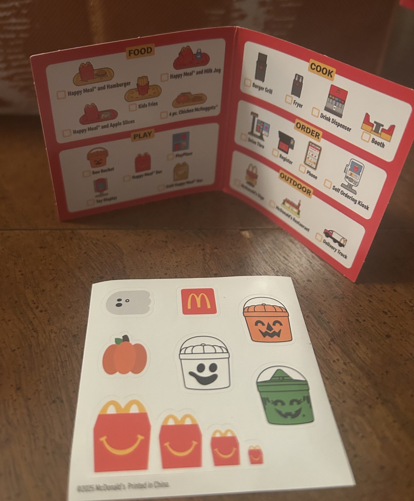 Lil McDonald’s Halloween Pumpkin Bucket Orange Mini Toy Happy Meal