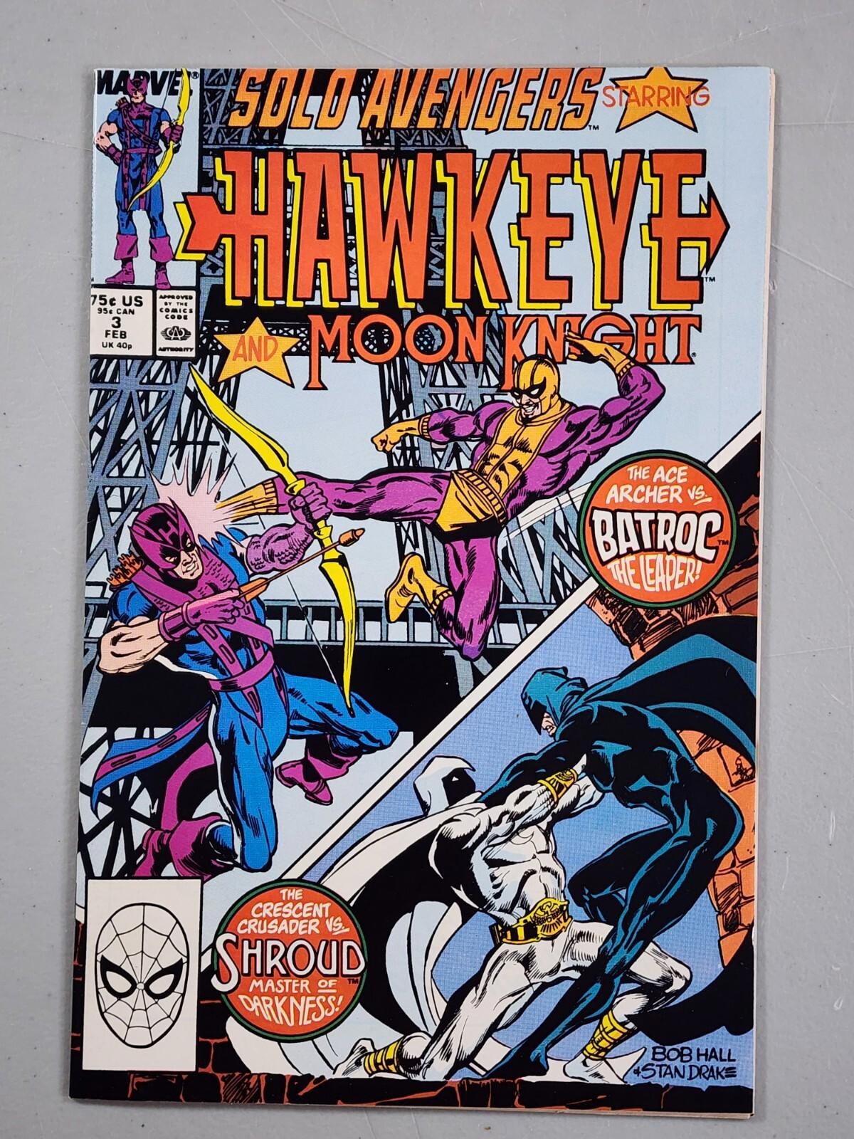 Solo Avengers #3 4 5 VF/NM or Better Direct 1988 Marvel Comics