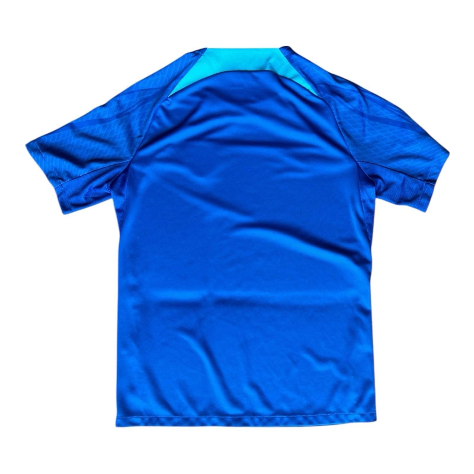 ENGLAND NATIONAL TEAM TRAINING FOOTBALL SHIRT JERSEY 2022/23 BLUE PRE-MATCH L