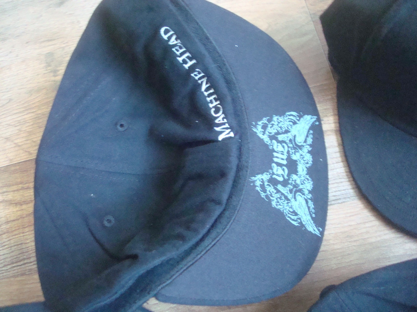 5 HATS MACHINEHEAD METAL WHOLESALE LOT HATS 00S Y2K VINTAGE FITTED