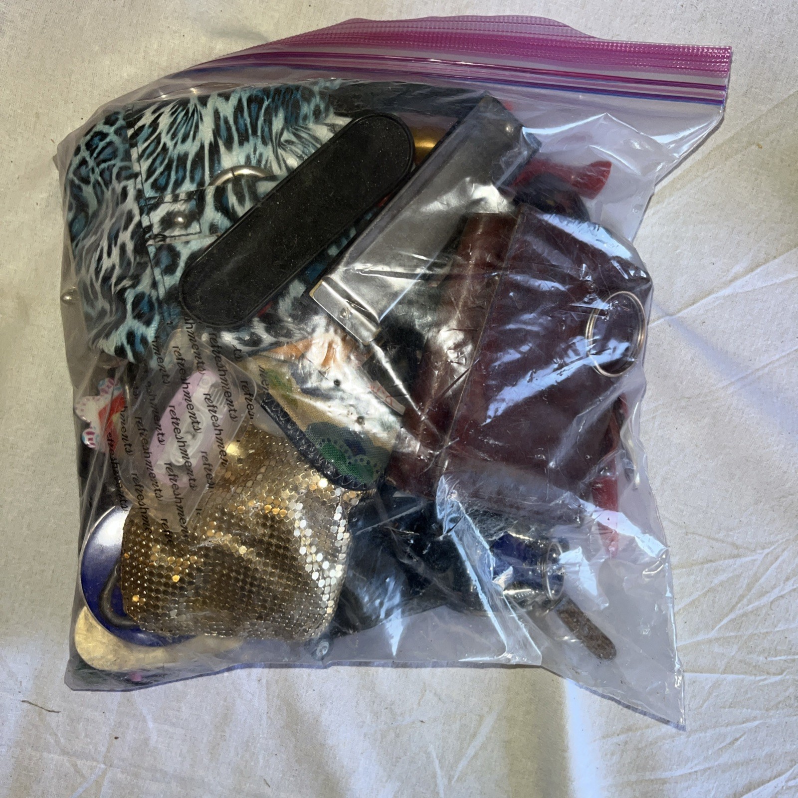 3.5 Pound Junk Drawer Lot Toys Remotes Wallets Pouches Harmonica