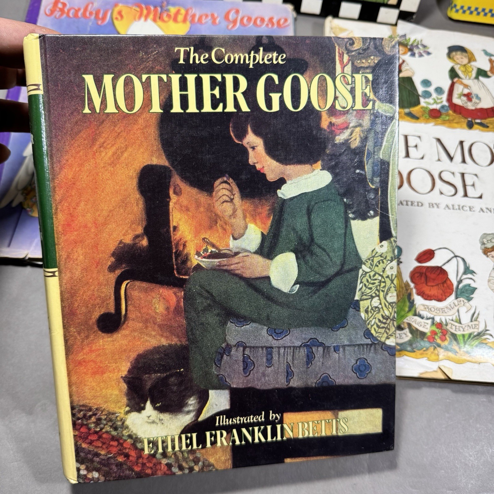 Vintage MOTHER GOOSE Fairy Tale Children’s Book Lot of 7 Books