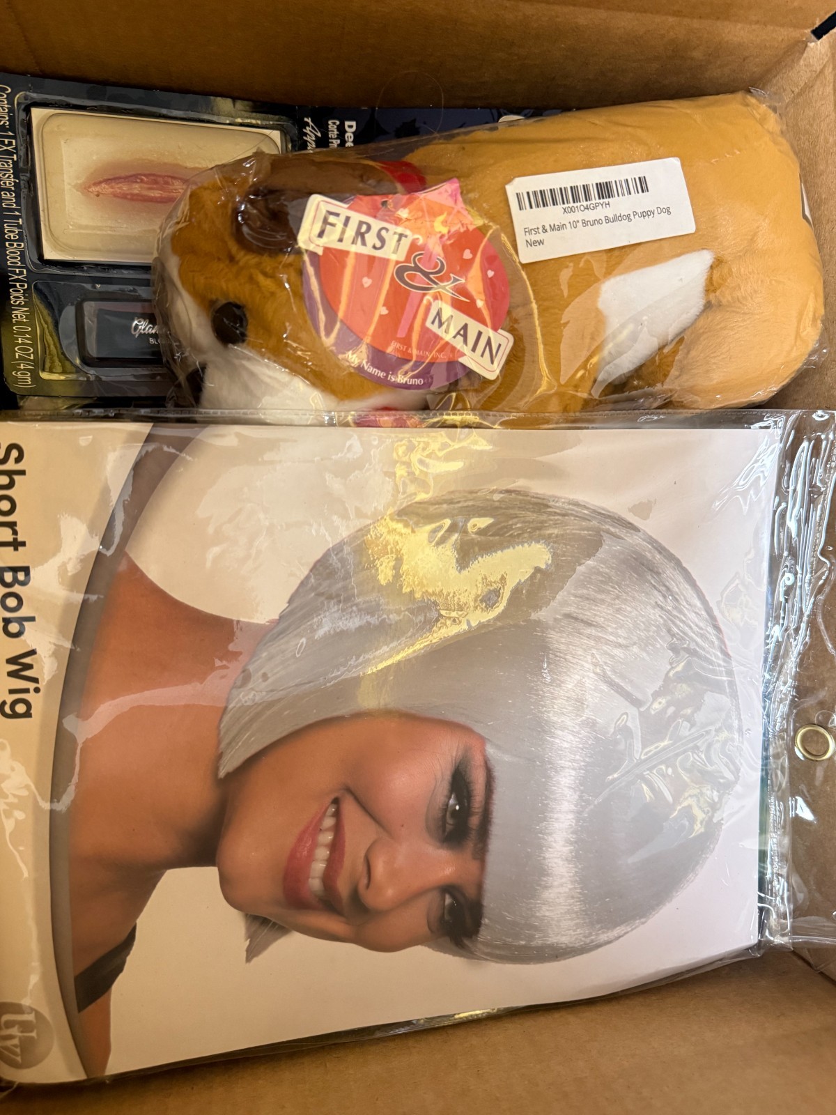 Bulk Reseller Lot 25pc Mixed Items Costume Wigs Bras Pet Accessories Wholesale
