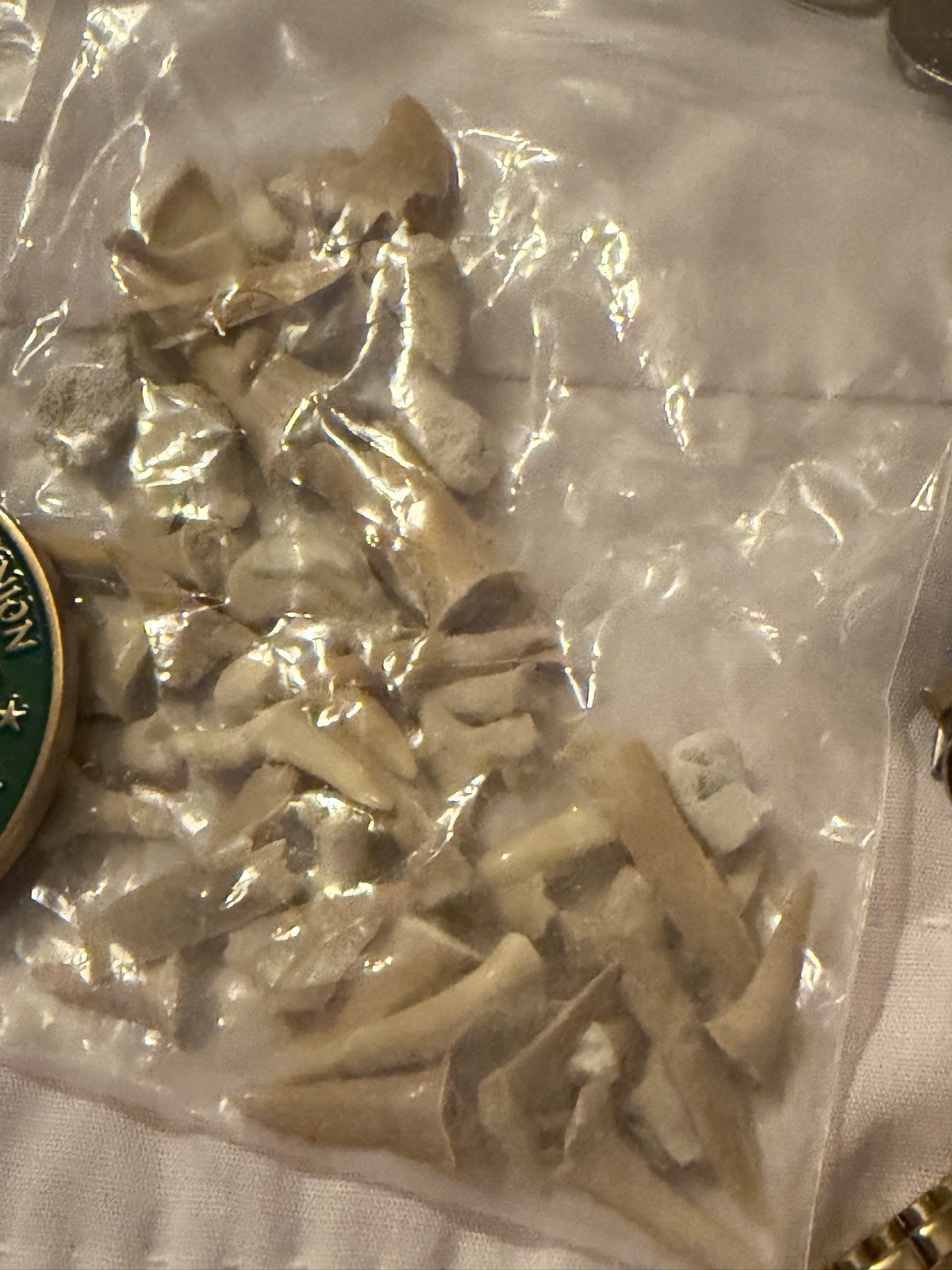 VTG Collectibles Lot: Coins, Pins, Watch, Knife, Shark teeth, junk drawer +++