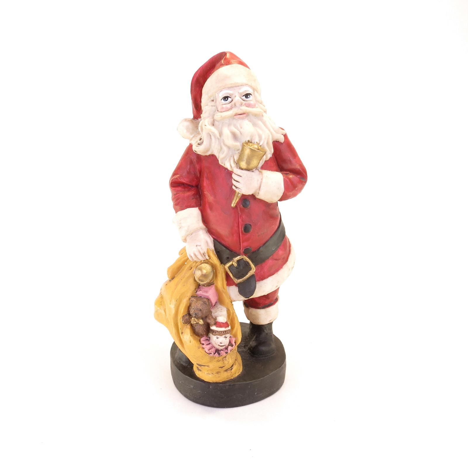 Vintage Santa Claus Figure Old England 9.5″ Statue Christmas Decor