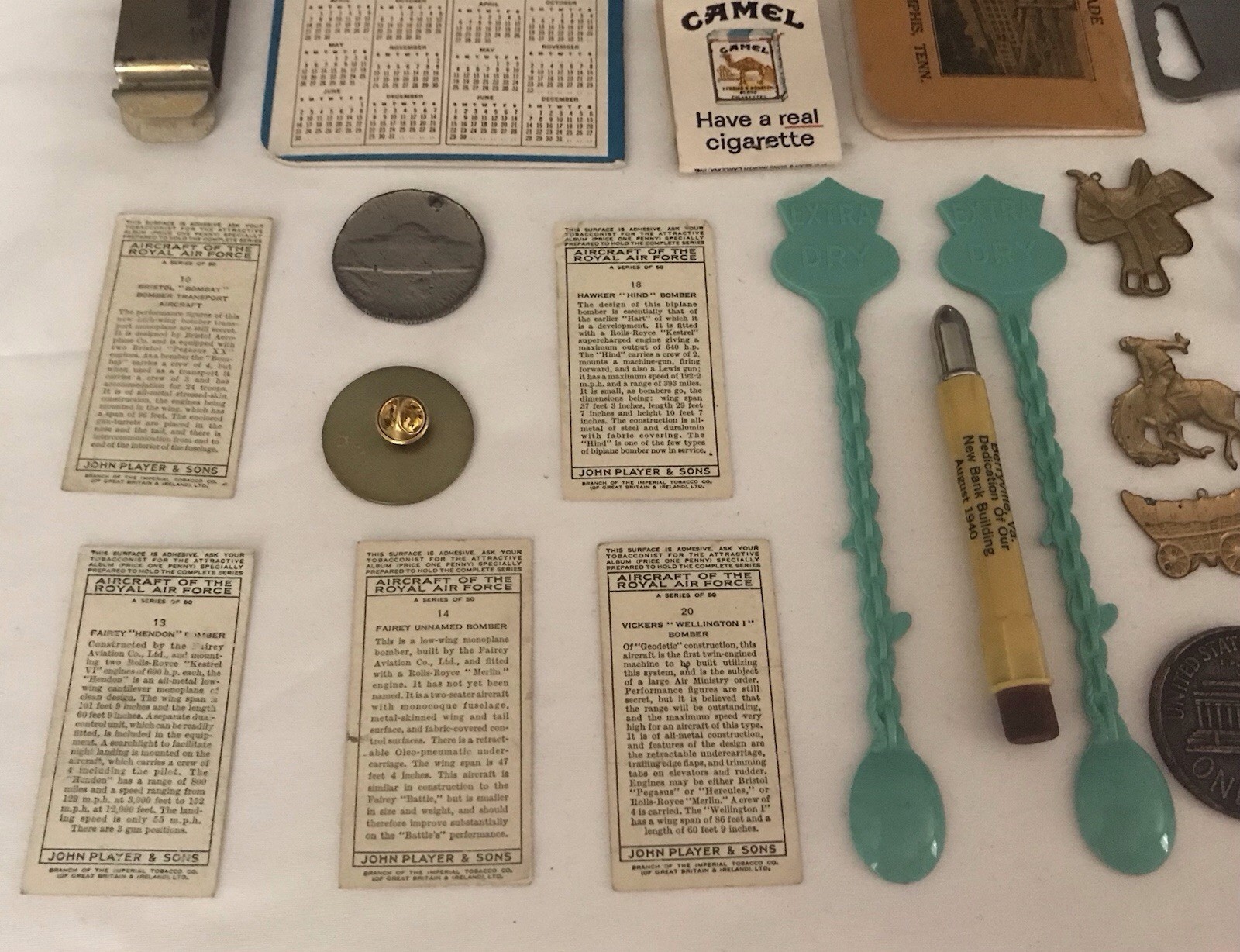 VTG Junk Drawer Estate Lot ~ Military/Avon/Knives/Scout/Seagrams/Zippo/Cigar 55+