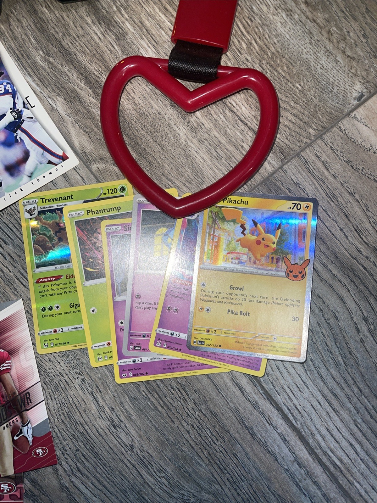 Junk Drawer Find Loot, Pokémon Cards, Football Cards Shot Glasses Card Decor￼
