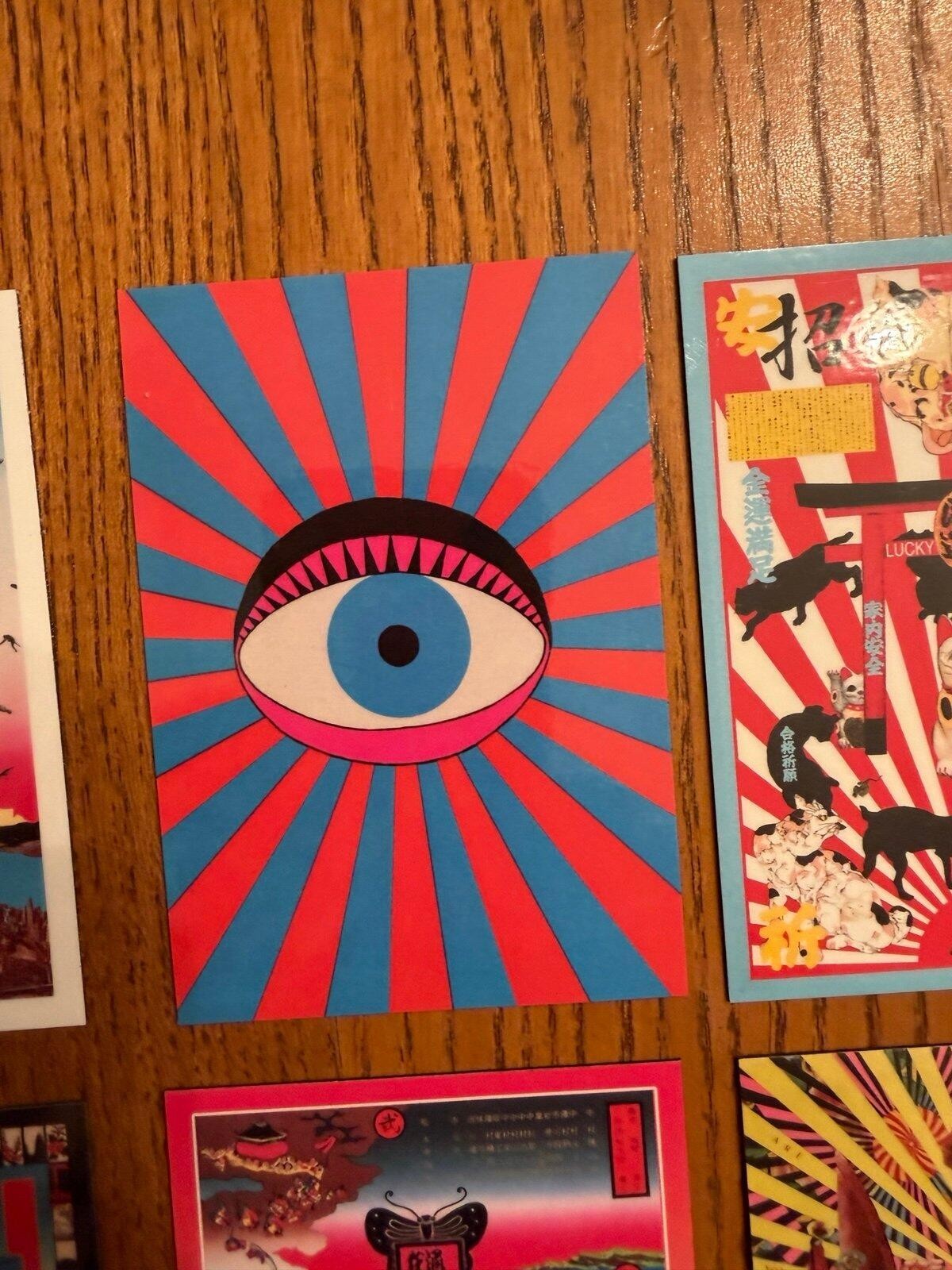 Tadanori Yokoo FRIDGE MAGNETS Japanese psychedelic art Japan