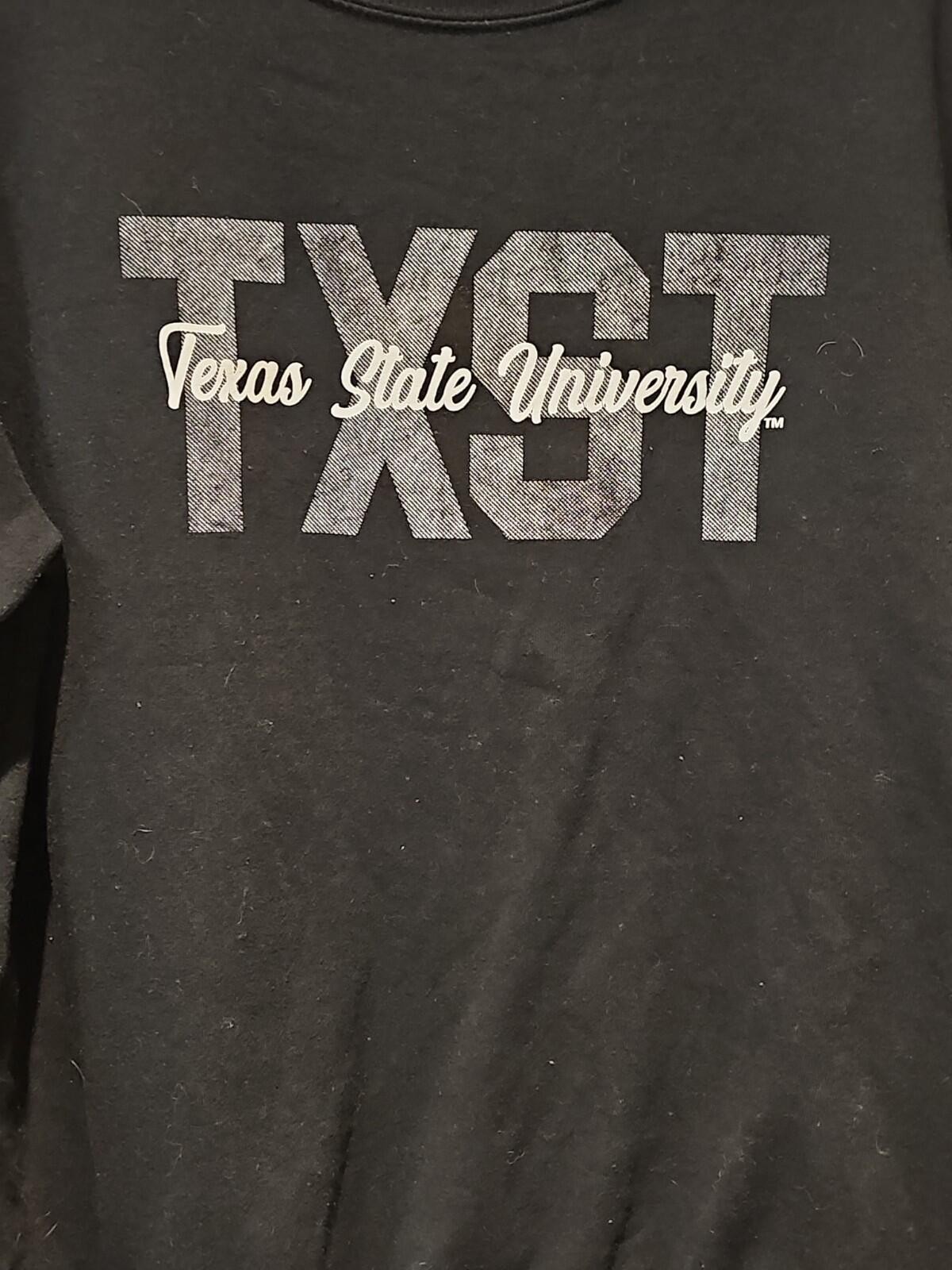 Texas State Bobcats Pullover Cotton Blend Sweatshirt Crewneck Unisex Small