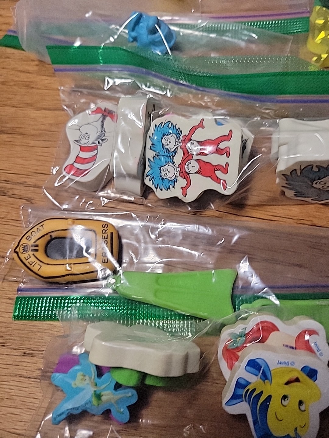 Lot Of 125+ Vintage Novelty Erasers And A Few Figurines Pre-Sorted by Like Items