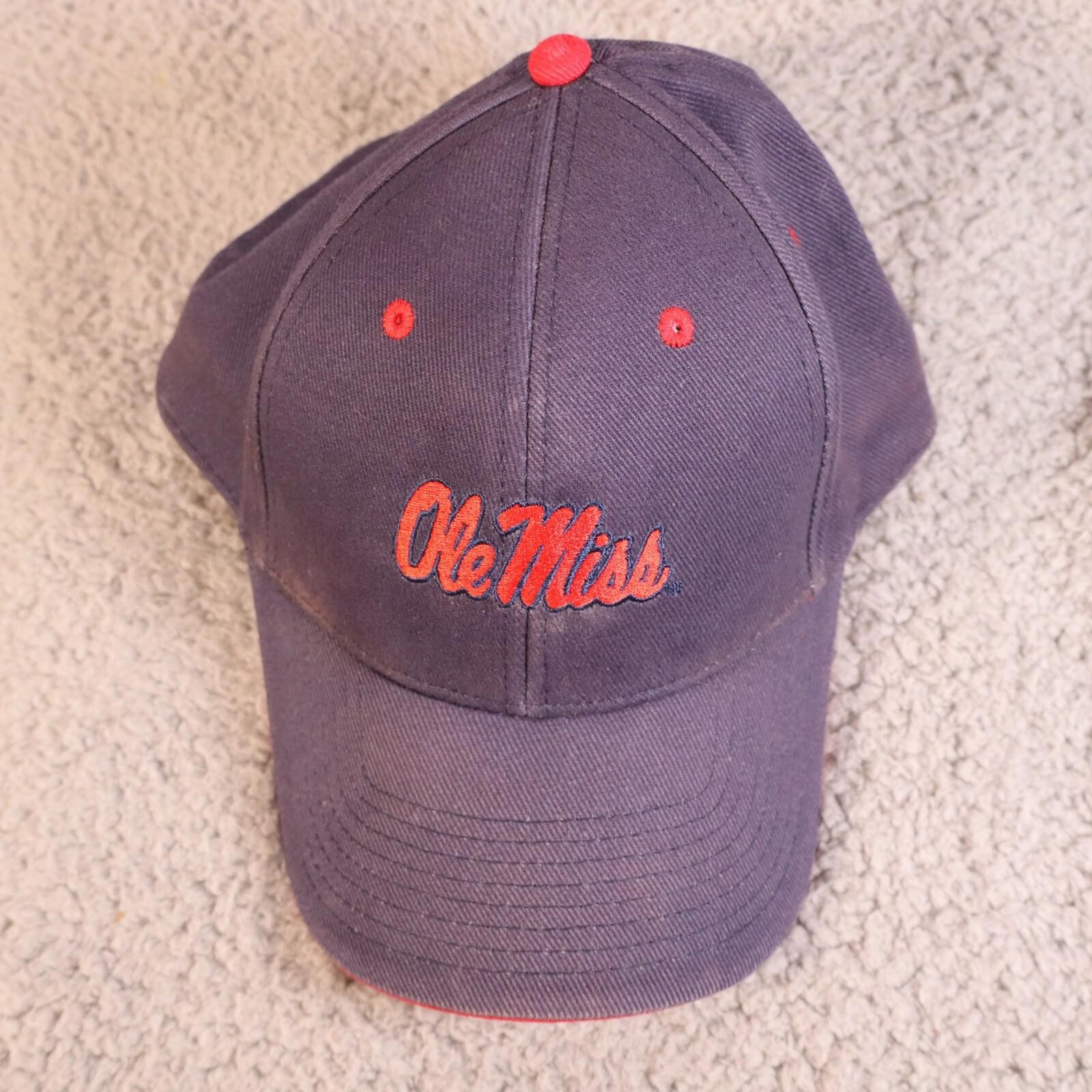 Ole Miss Rebels Signatures Hat Dad Cap Strap Back