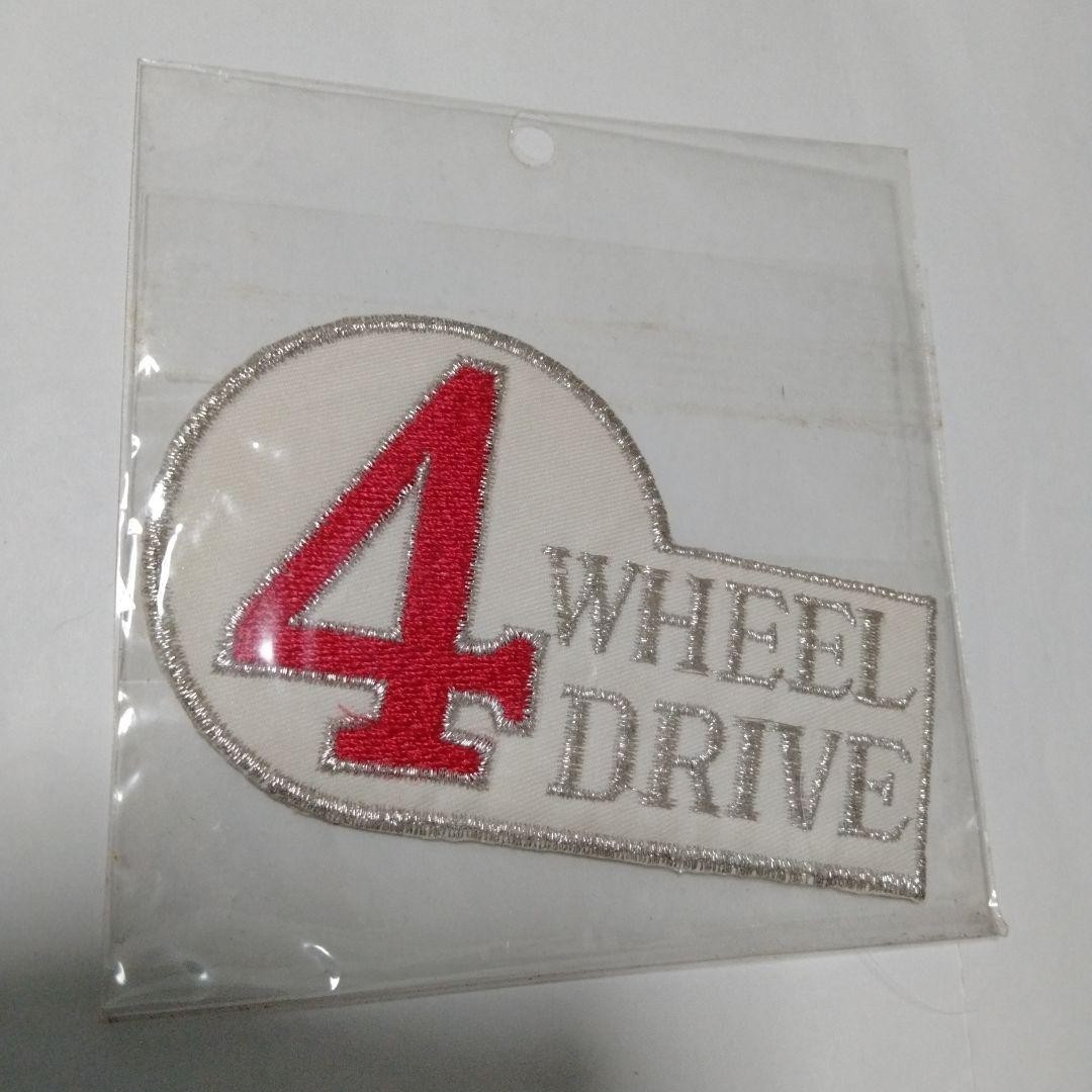 [New] LAND CRUISER 4WHEEL DRIVE Embroidery Patch 4 Pieces