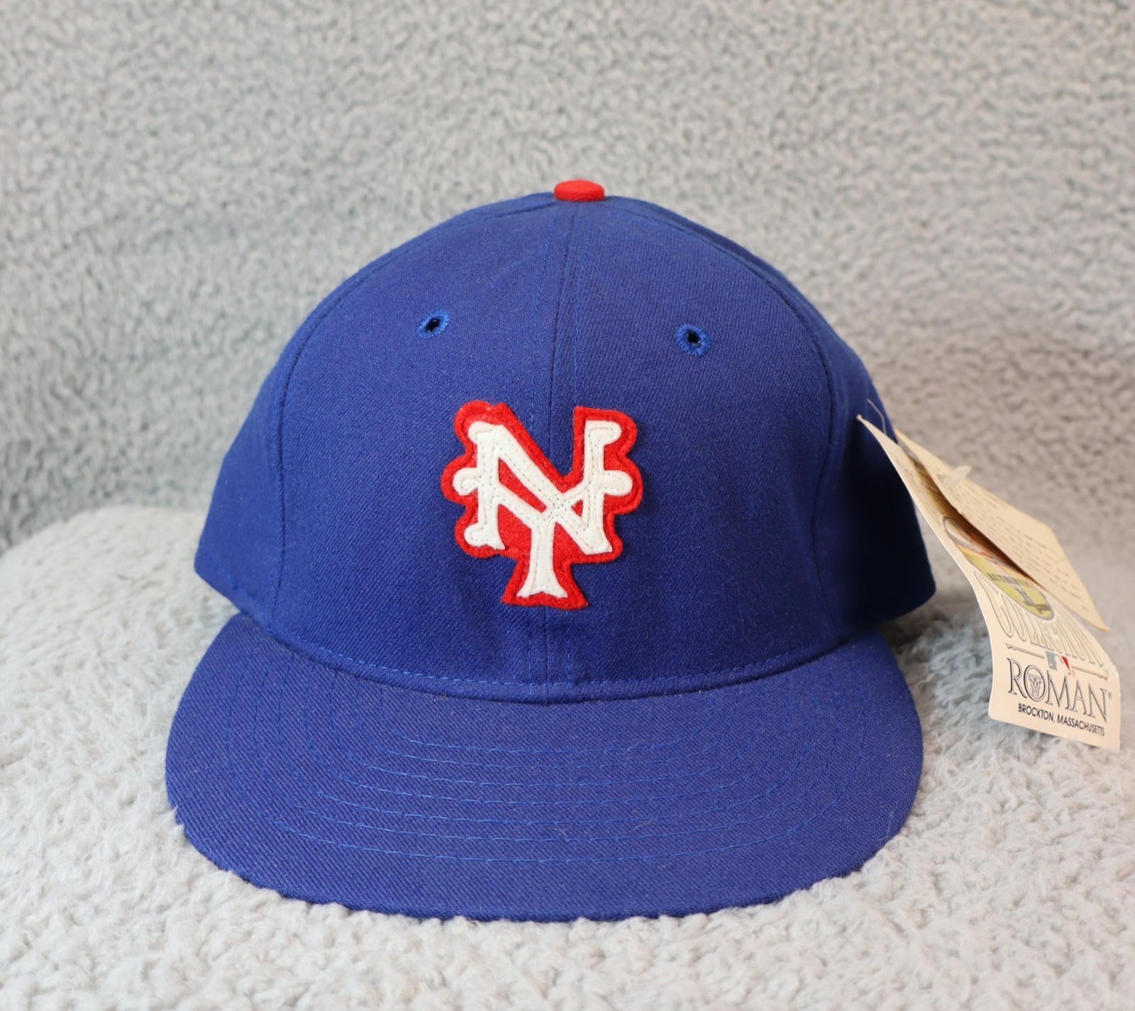 New York Mets Vtg Roman Pro MLB Cooperstown Hat 6 3/4