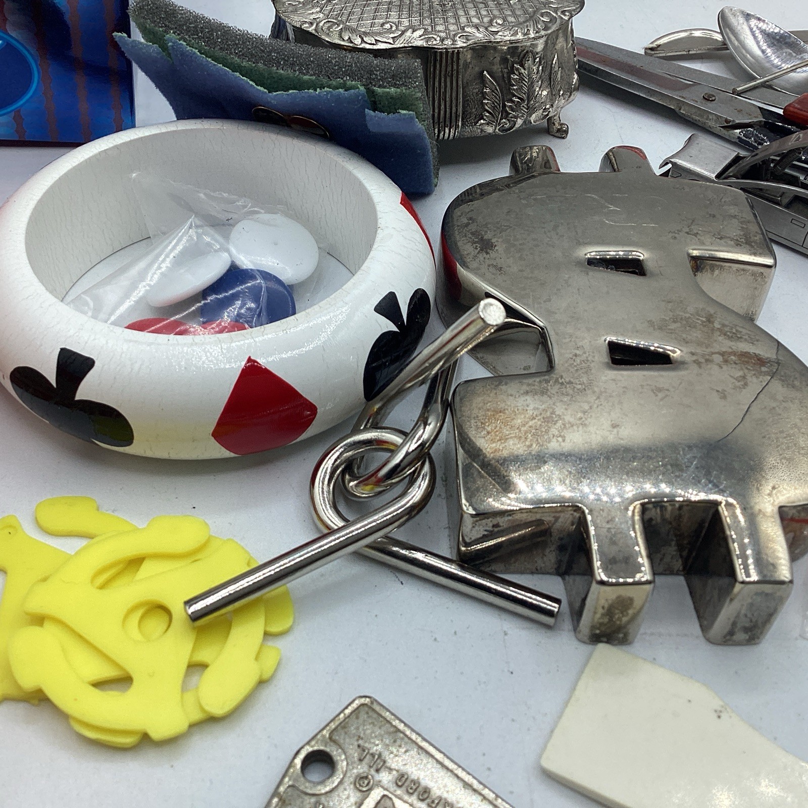 Junk Drawer Vintage Mix Jewlery Knife Lure Zippo Tools