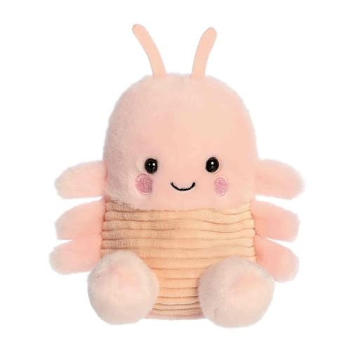 Aurora Palm Pals Augustin Shrimp Stuffed Animal, Pink, 5.5 Inches