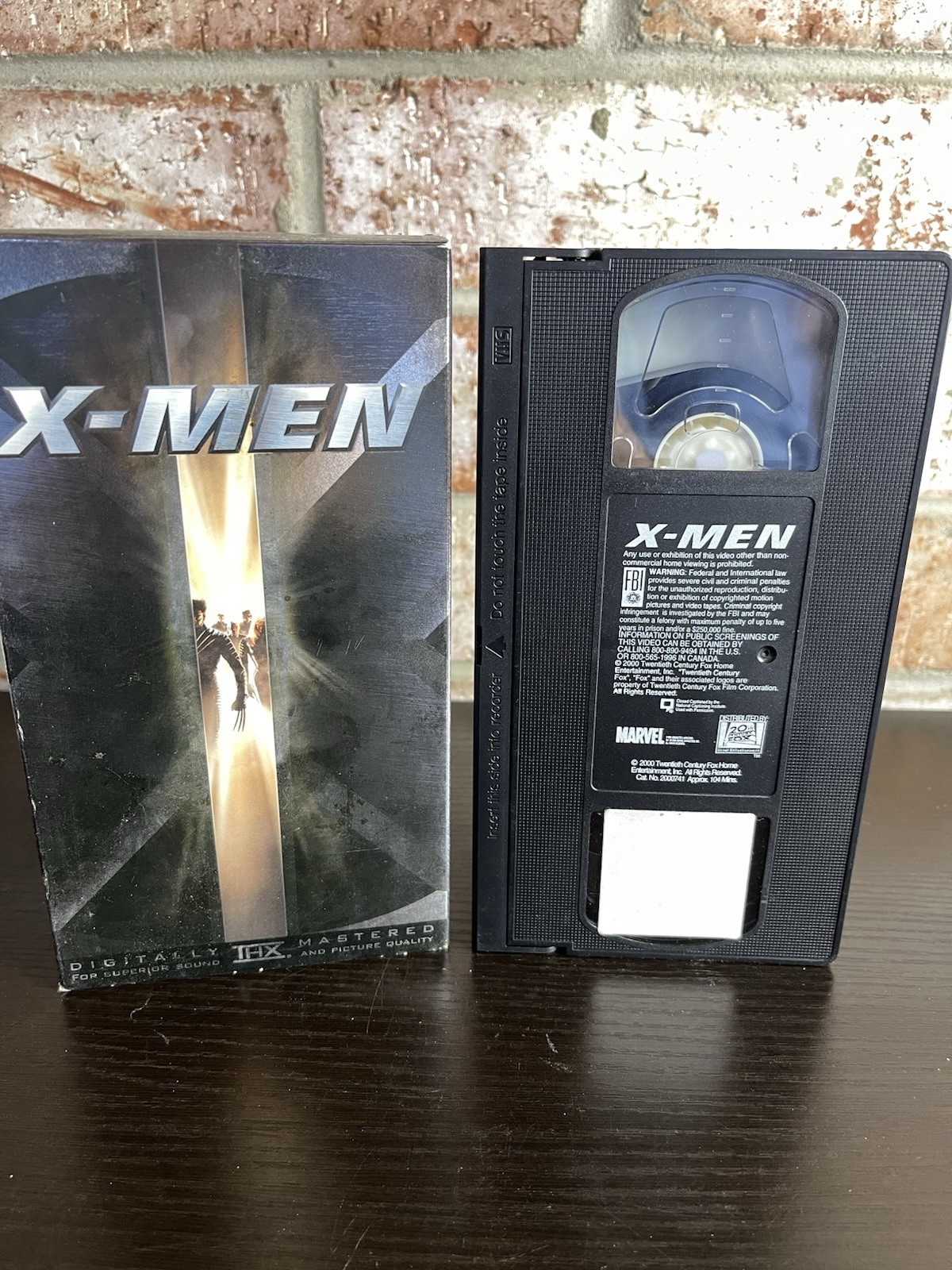 X-Men VHS Tape 2000 Holographic Case