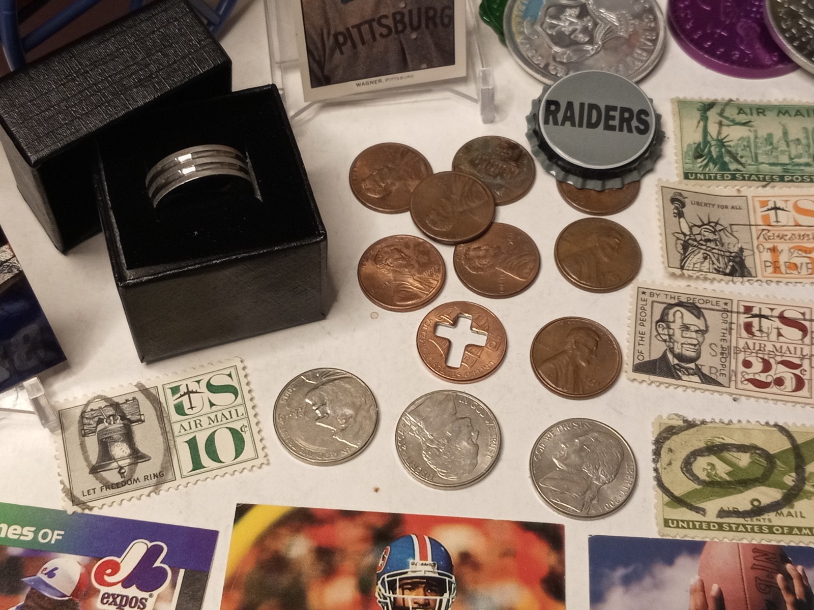Huge Junk Drawer Lot Collectibles Trading Cards, Coins, & More #620HB