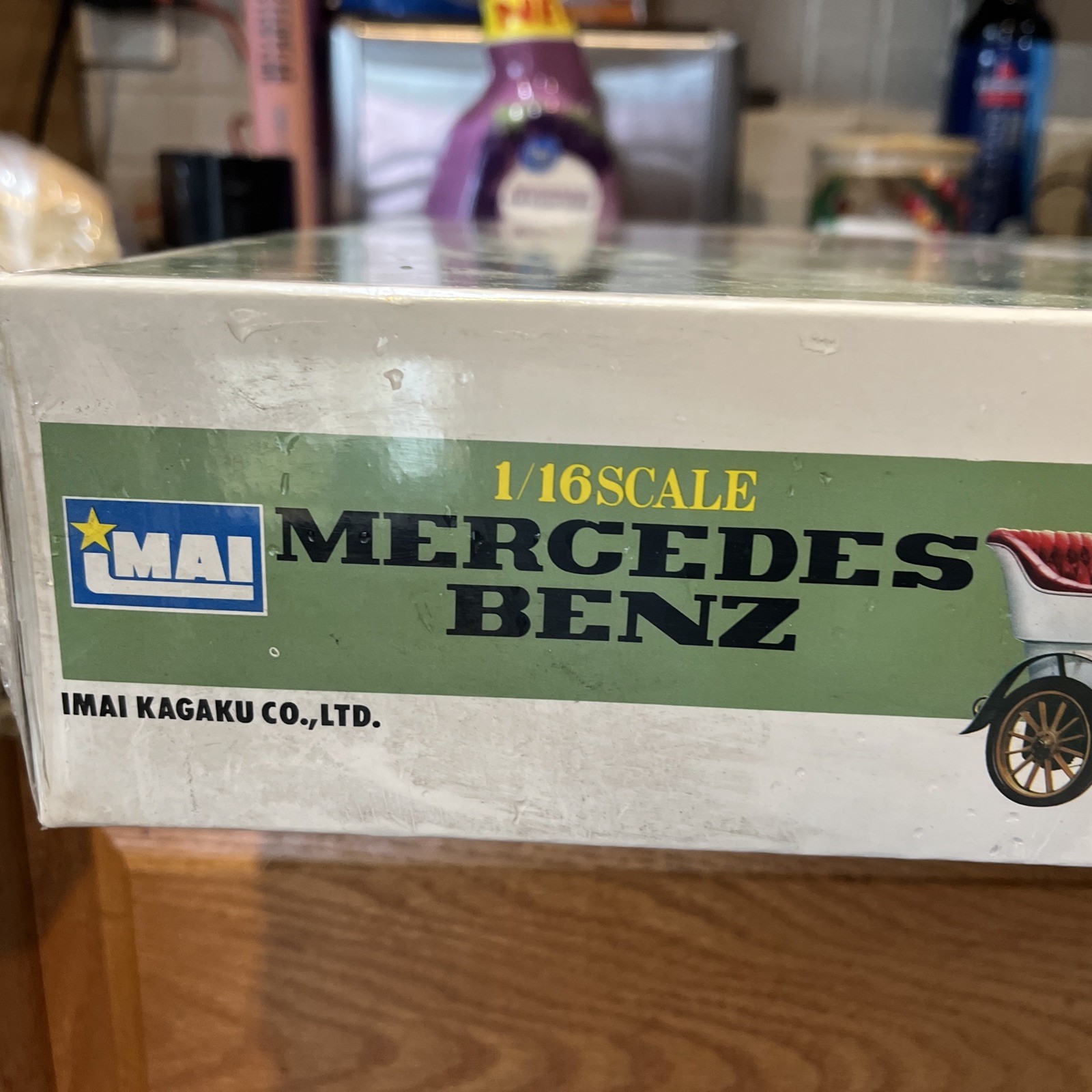 [Unassembled] BANDAI 1/16 Scale 1906 Mercedes-Benz Plastic Model Kit Banzai Old