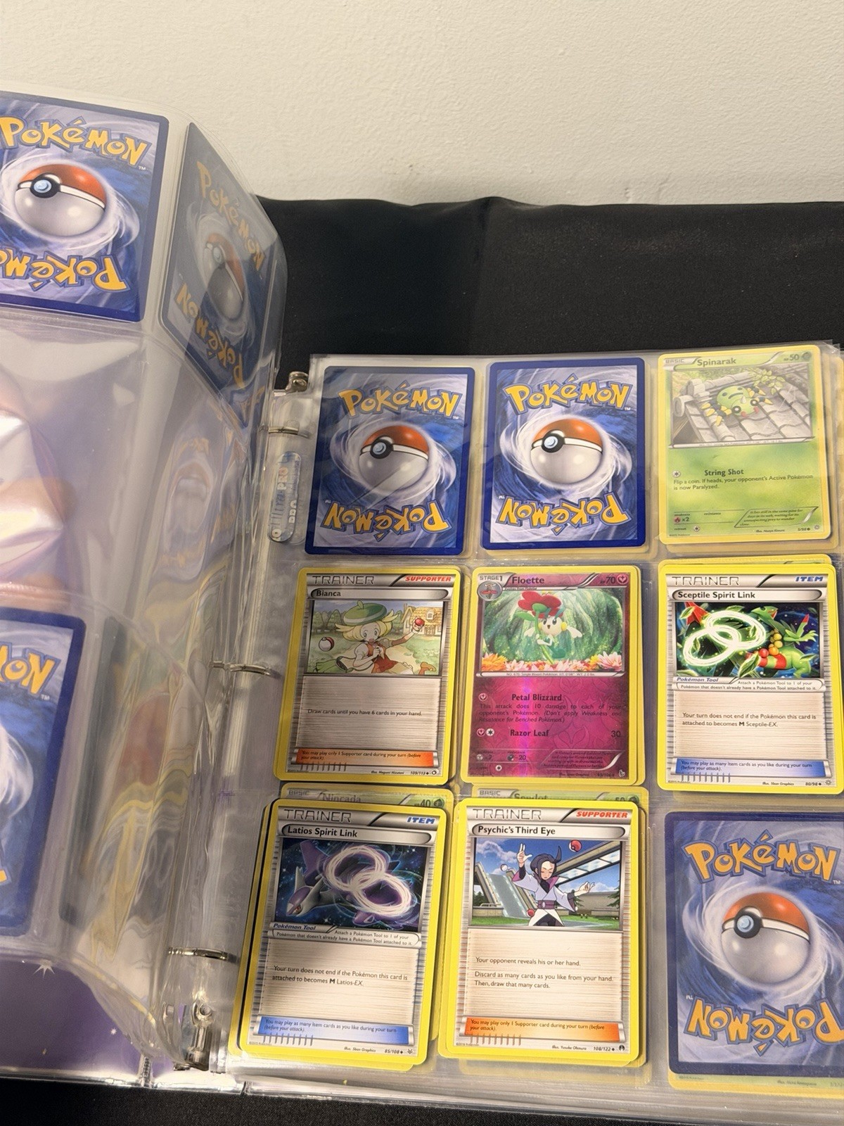 Mystery Pokémon Binder About Half Full Random Cards