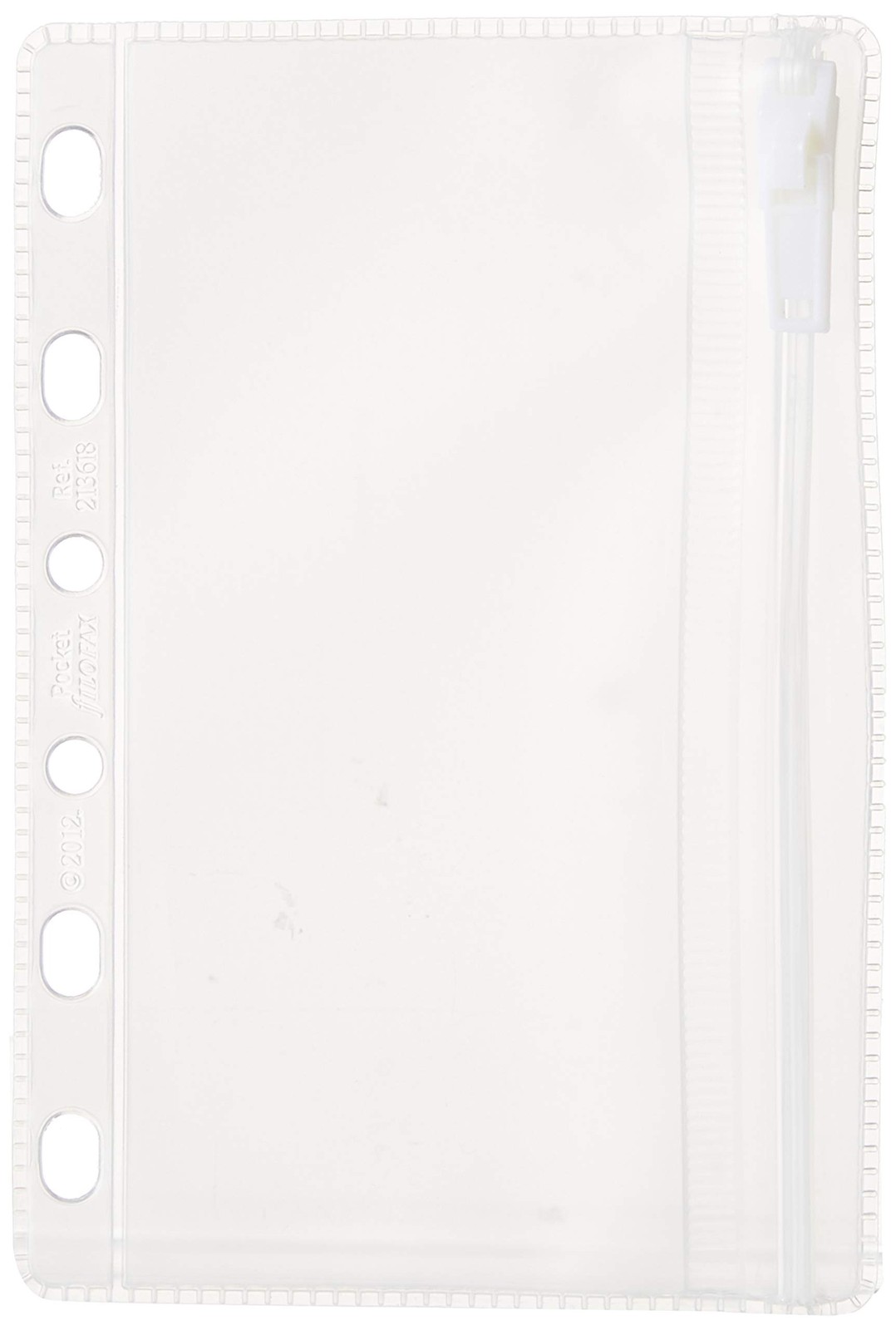Filofax Zip Closure Envelope, Pocket (B213618), Clear, 3.25 x 4.75 inches
