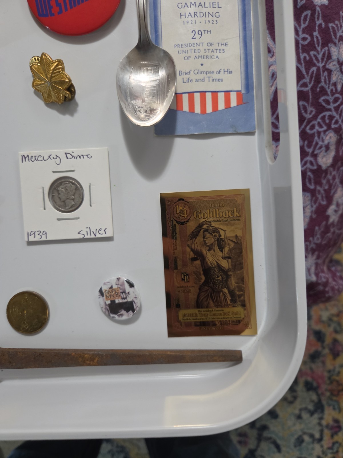vintage junk drawer silver coins lot