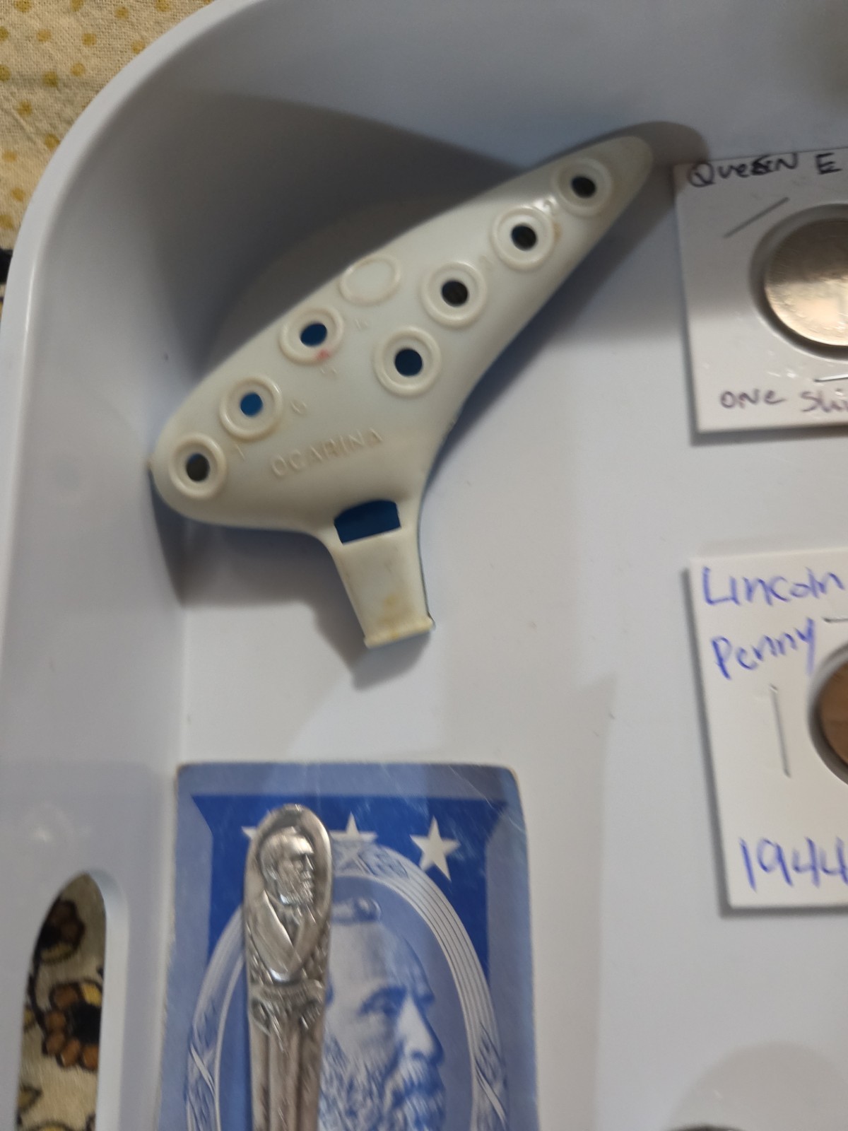 Vintage Junk Drawer With Silver