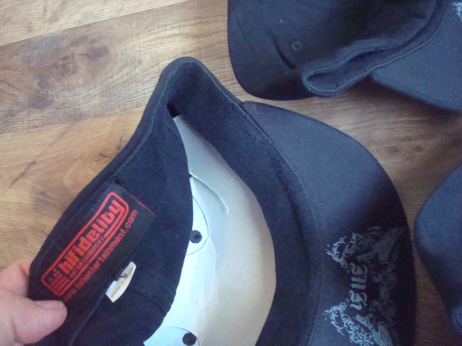 5 HATS MACHINEHEAD METAL WHOLESALE LOT HATS 00S Y2K VINTAGE FITTED