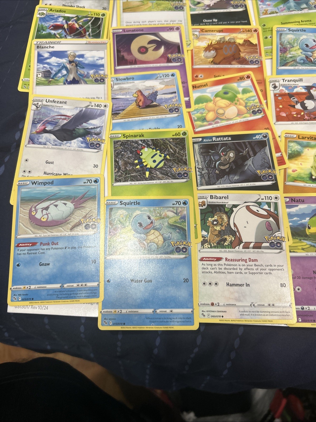 Lot Of 48 Pokemon Go Basic Cards Only Good Conditions Look In The Pictures