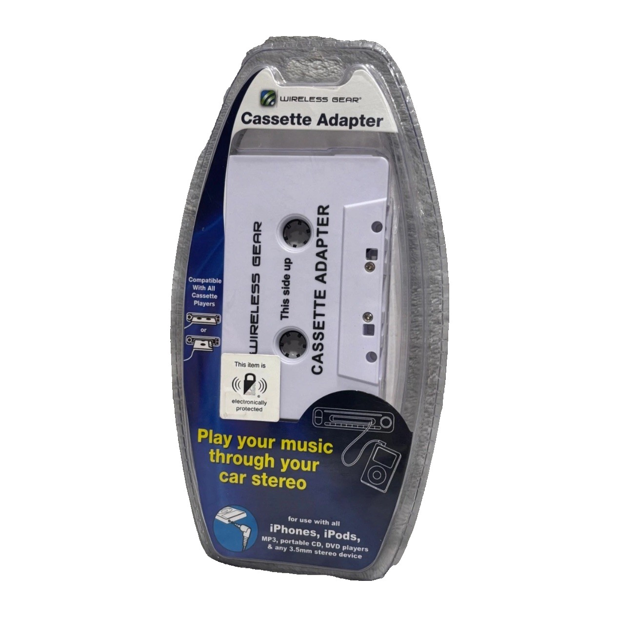 Cassette Adapter specifically designed for car use BRAND NEW